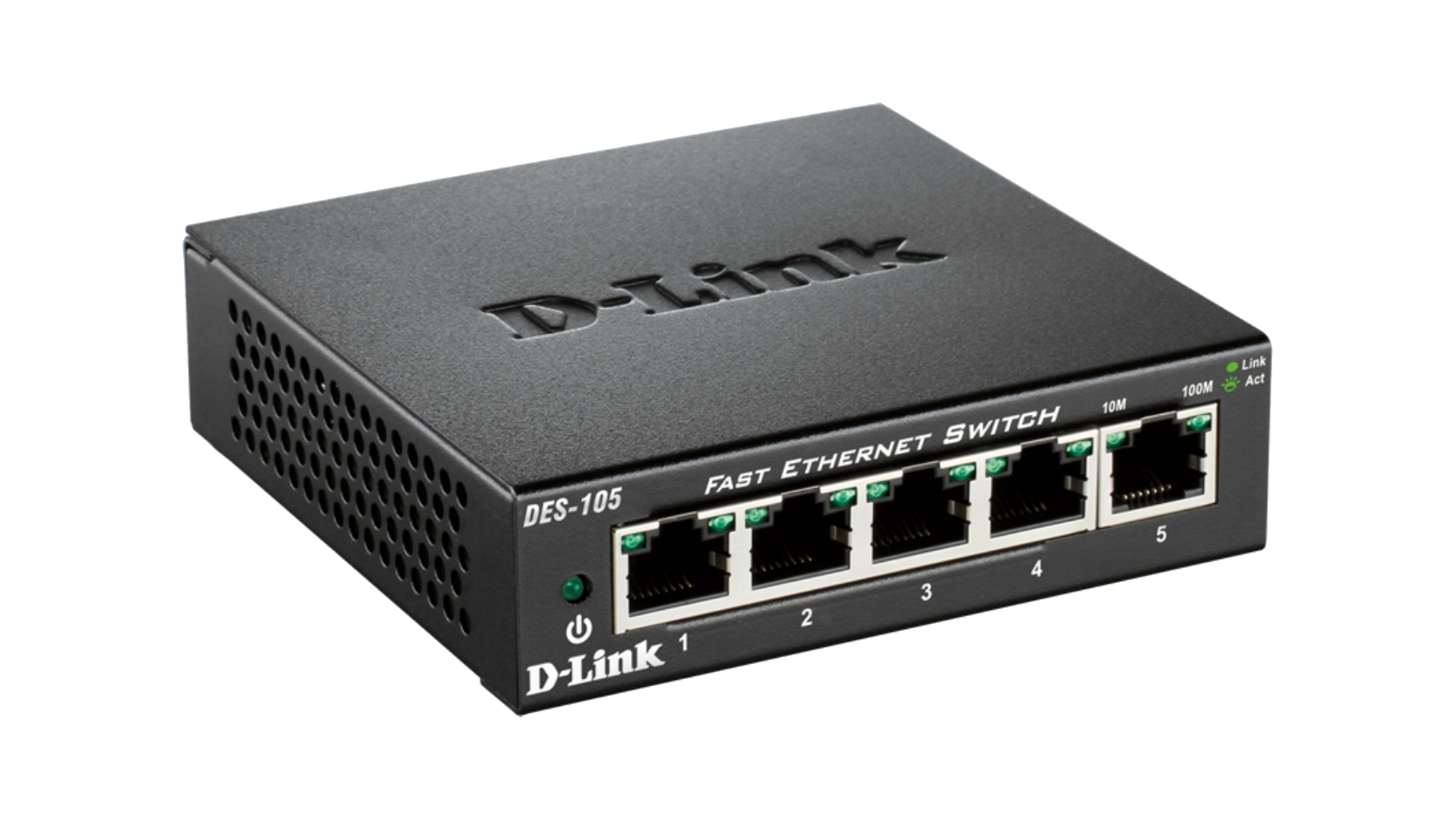 Commutateur D-Link 5 ports Fast Ethernet Gigabit 10/100 Mbps