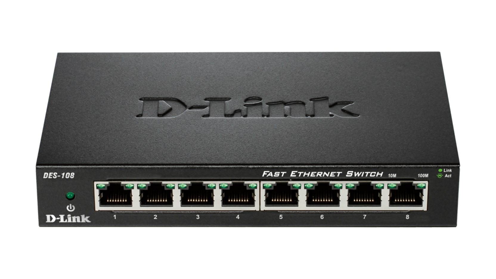 Commutateur D-Link 8 ports Fast Ethernet Gigabit 10/100 Mbps