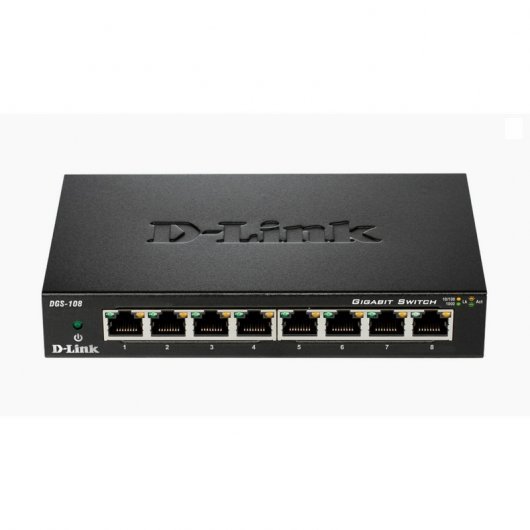 Commutateur D-Link 8 ports Gigabit 10/100/1000 Mbps - PoE