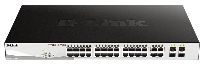 Commutateur D-Link Smart 24 Ports Gigabit PoE + 4 SFP Combo