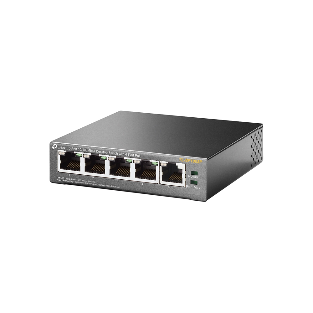 Commutateur de bureau TP-Link - 5 ports à 10/100 Mbps PoE