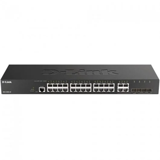 Commutateur géré D-Link 24 ports Gigabit + 4 SFP