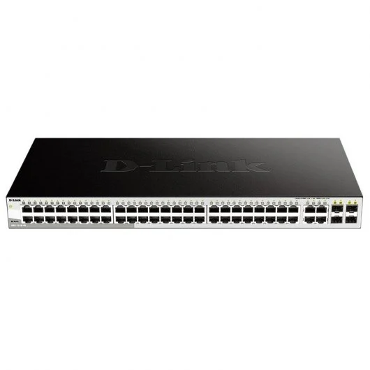 Commutateur géré intelligent D-Link 48 ports 1000BASE-T + 4 ports combinés 1000BASE-T/SFP