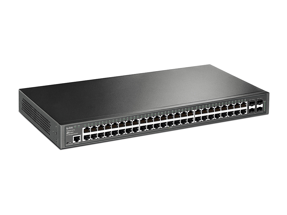 Commutateur Gigabit L2 géré par TP-Link JetStream - 48 ports avec 4 emplacements SFP