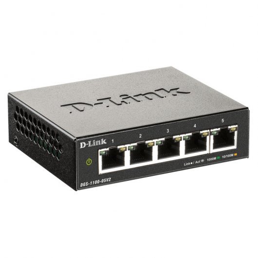 Commutateur intelligent D-Link 5 ports Gigabit 10/100/1000 Mbit/s