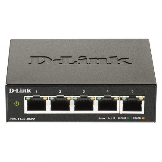 Commutateur intelligent D-Link 5 ports Gigabit 10/100/1000 Mbit/s