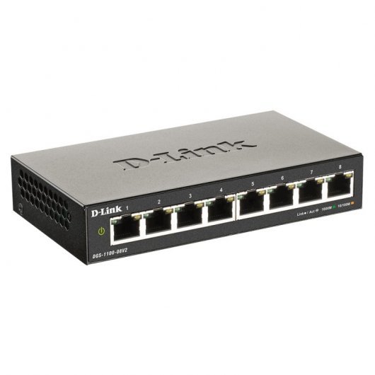 Commutateur intelligent D-Link 8 ports Gigabit 10/100/1000 Mbit/s