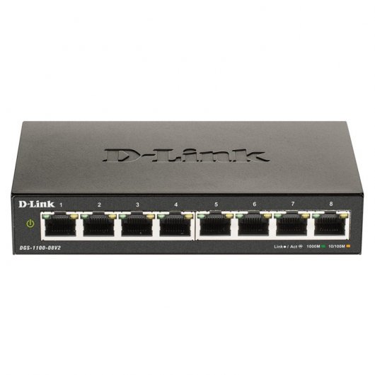 Commutateur intelligent D-Link 8 ports Gigabit 10/100/1000 Mbit/s
