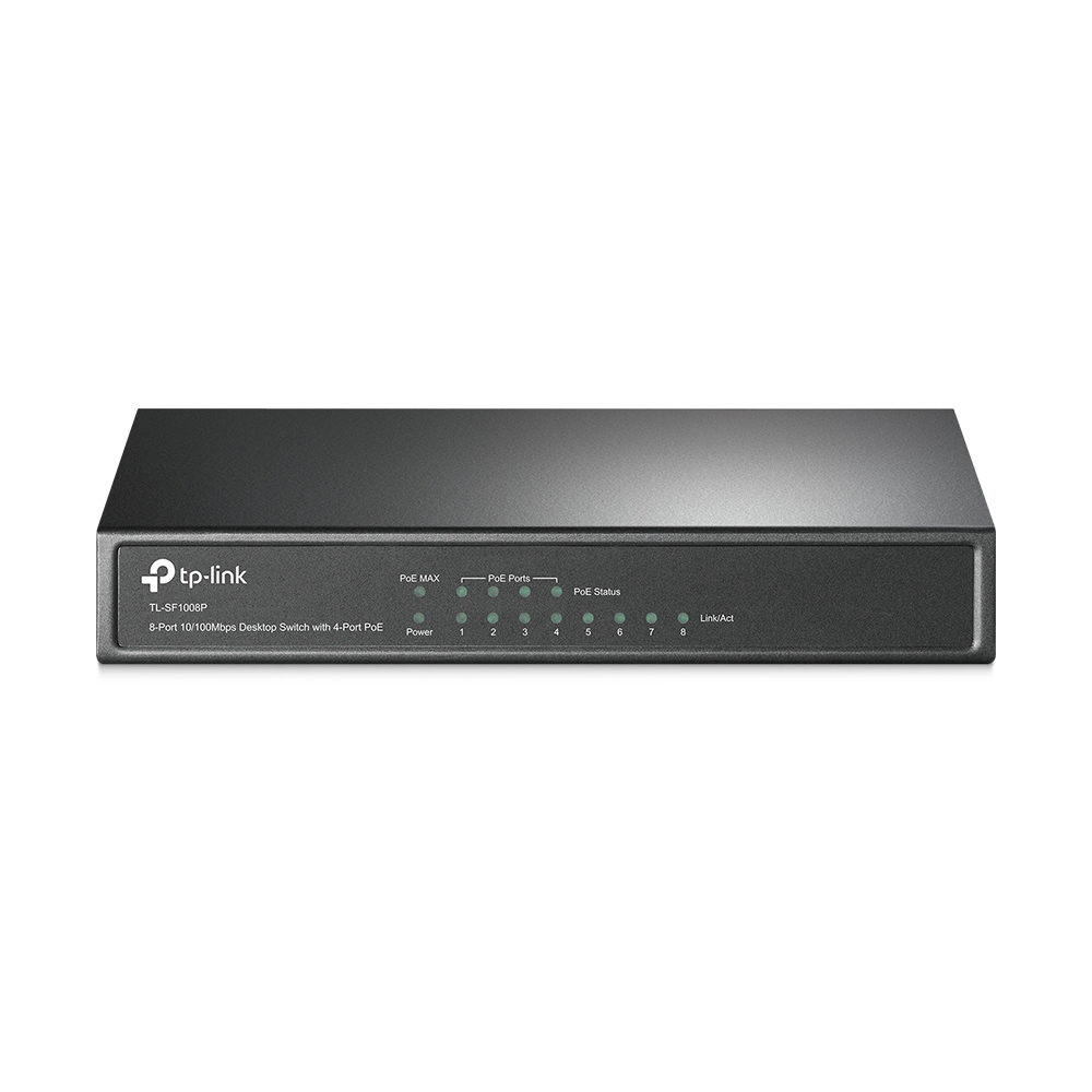 Commutateur PoE de bureau TP-Link avec 8 ports à 10/100 Mbps