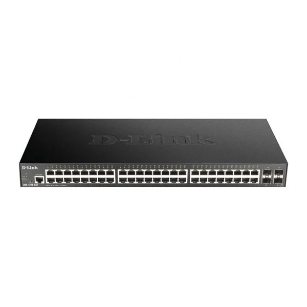 Commutateur semi-administrable D-Link 48 ports Gigabit + 4 ports SFP 10G