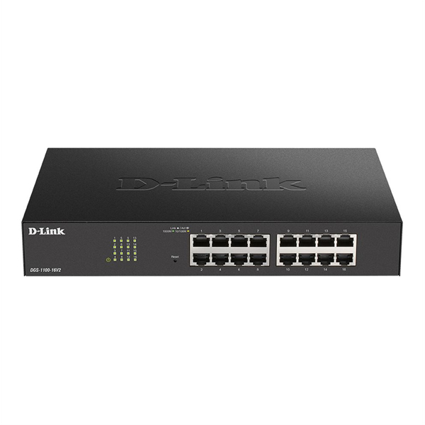 Commutateur semi-géré D-Link 16 ports Gigabit 10/100/1000 Mbit/s