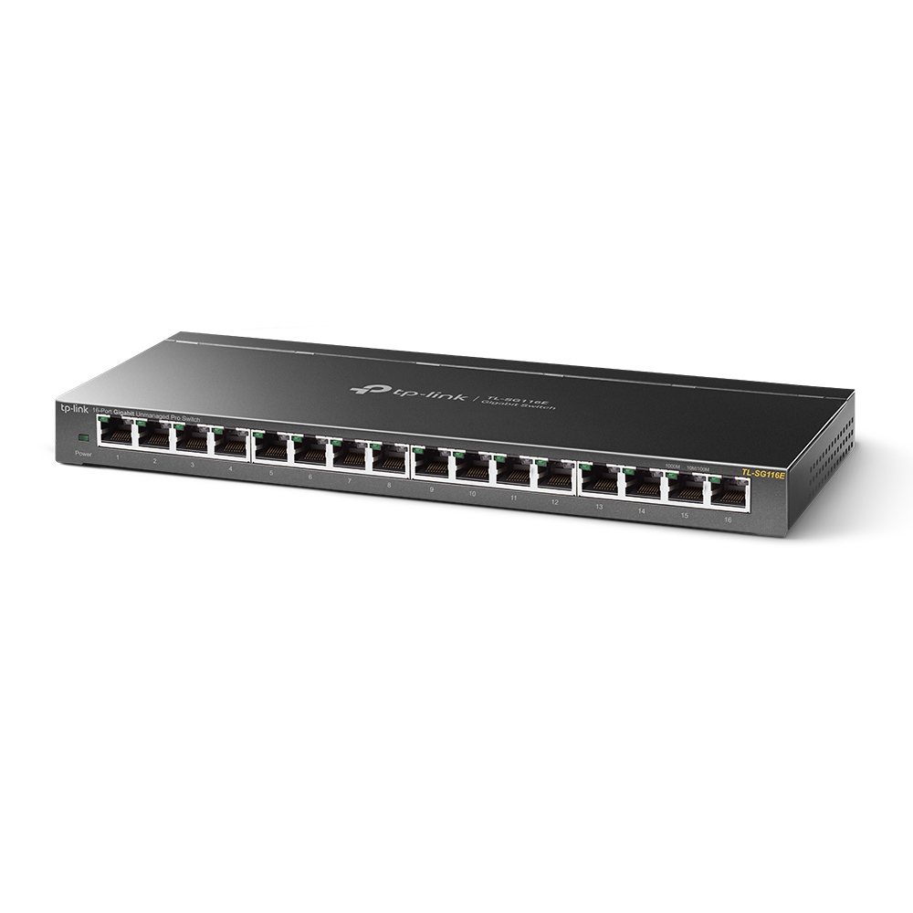 Commutateur TP-Link 16 ports Gigabit - Pro non géré - Plug &amp; Play - Technologie verte