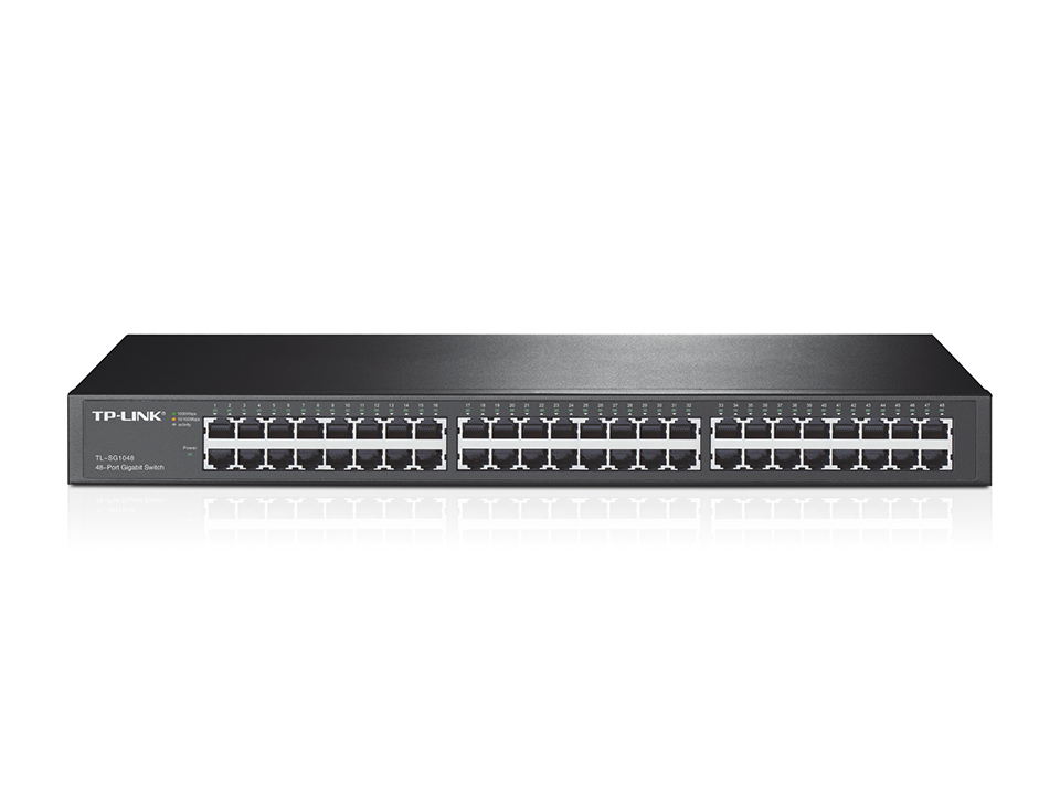 Commutateur TP-Link 48 ports Gigabit - 10/100/1000 Mbps