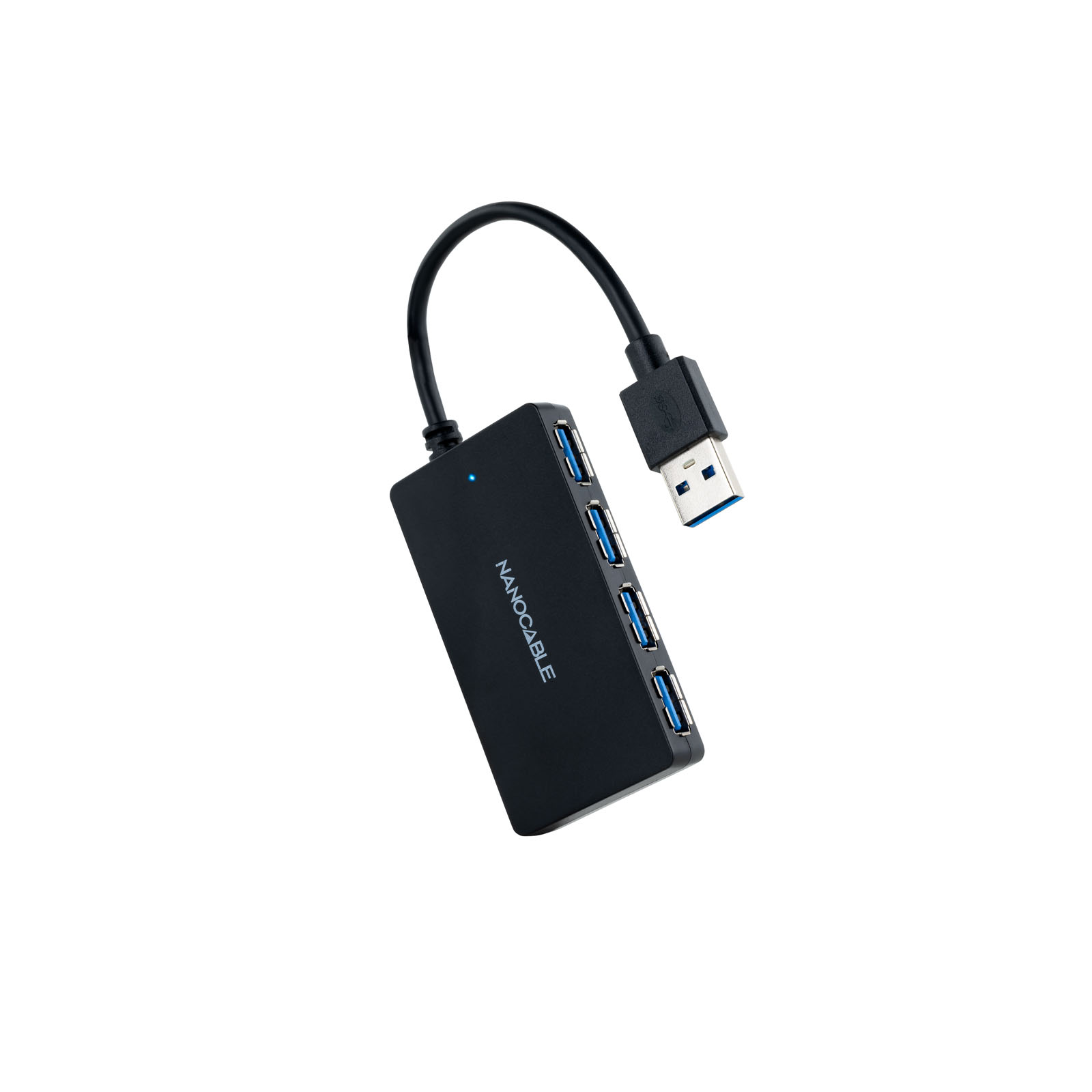 Concentrateur Nanocable USB-A 3.0 avec 4x USB-A 3.0 - Câble de 0,15 m