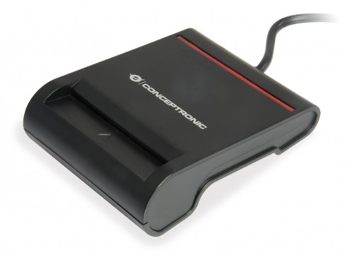 Conceptronic Electronic ID 3.0 et eID Reader - Alimenté par USB 2.0 - Couleur Noir