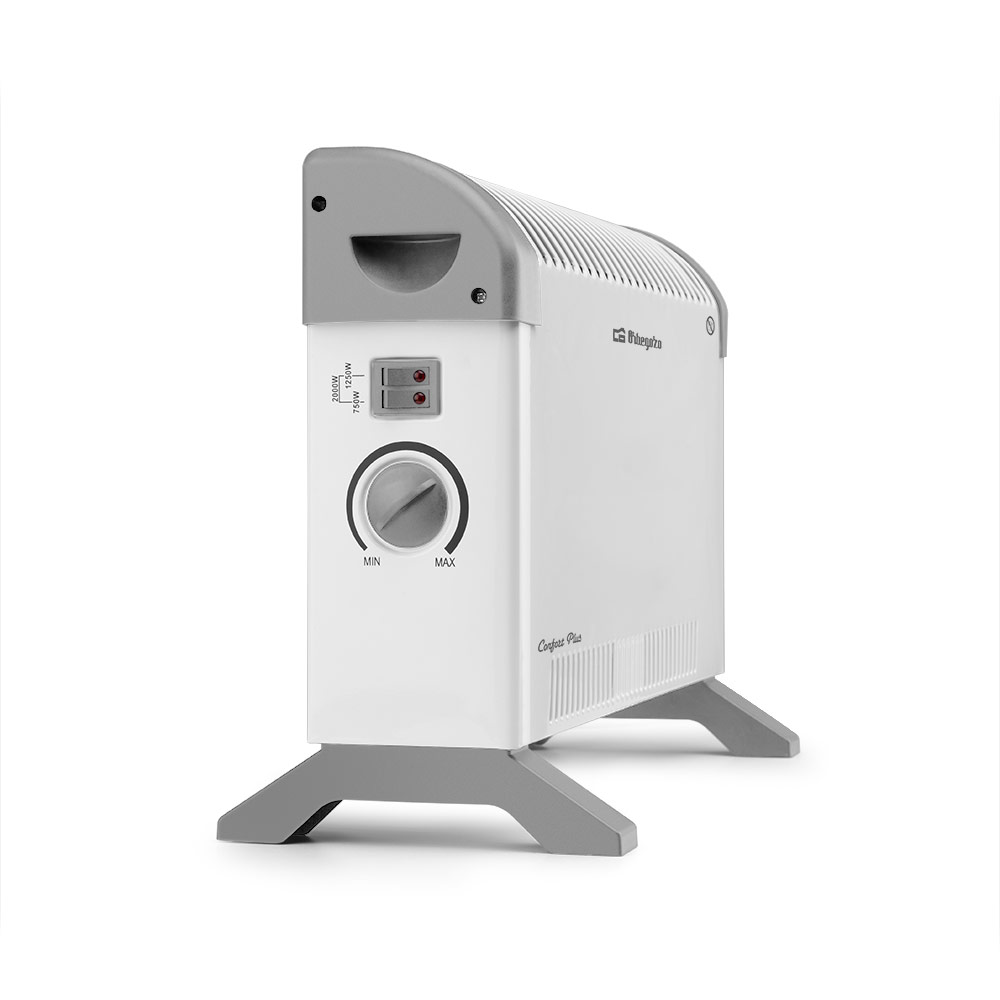 Convecteur Compact Orbegozo CV 1300 - Chauffage Puissant à Distribution Homogène - Contrôle de Puissance et Thermostat Réglable - Sûr et Efficace