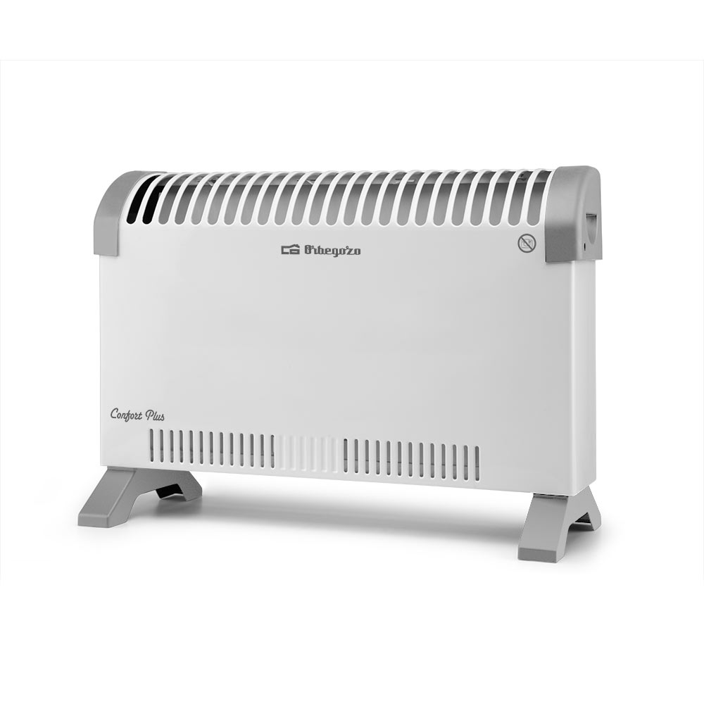 Convecteur Compact Orbegozo CV 1300 - Chauffage Puissant à Distribution Homogène - Contrôle de Puissance et Thermostat Réglable - Sûr et Efficace