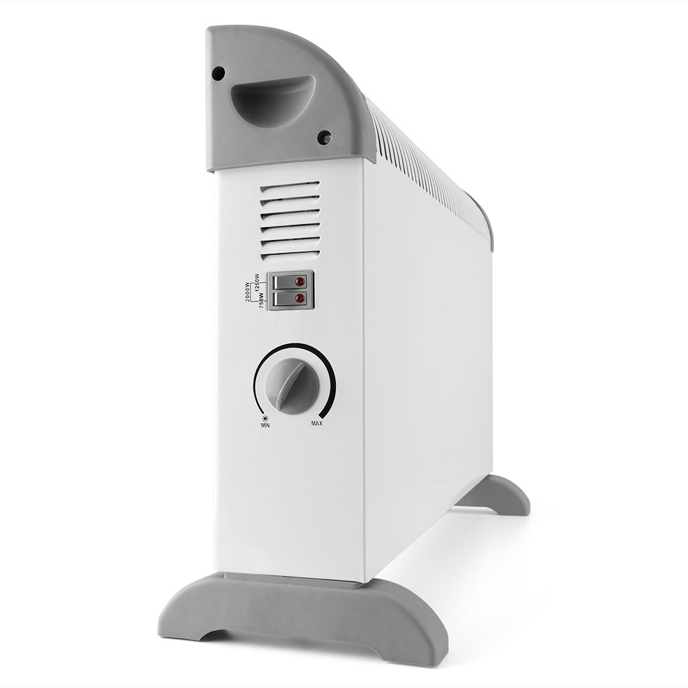 Convecteur Orbegozo Orbegozo CV 2300 - Expulsion d'air chaud par le haut - Commande avec interrupteurs lumineux et thermostat réglable - Puissance réglable