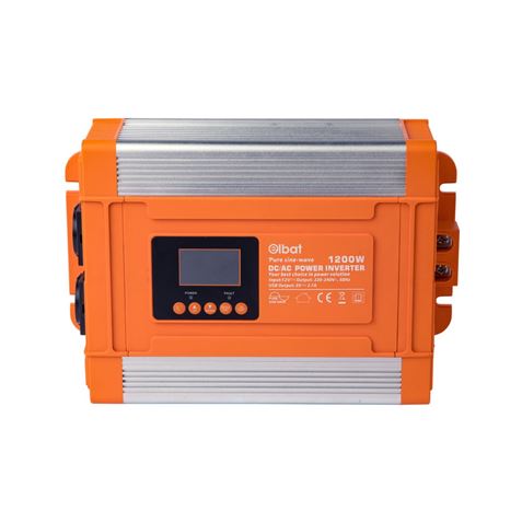 Convertisseur de puissance Elbat Pure Wave avec écran LCD 1200W - Différentes couleurs