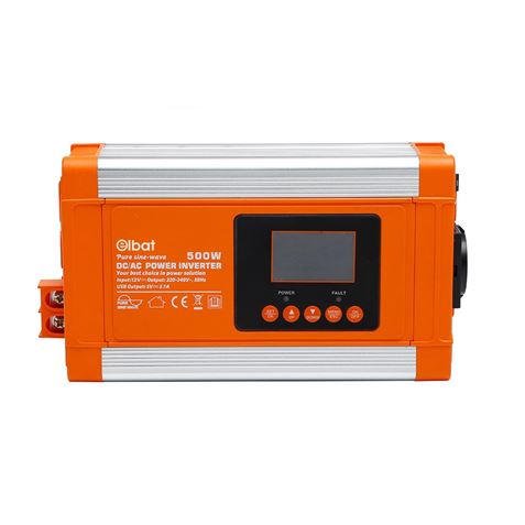 Convertisseur de puissance Elbat Pure Wave avec écran LCD 500W - Différentes couleurs