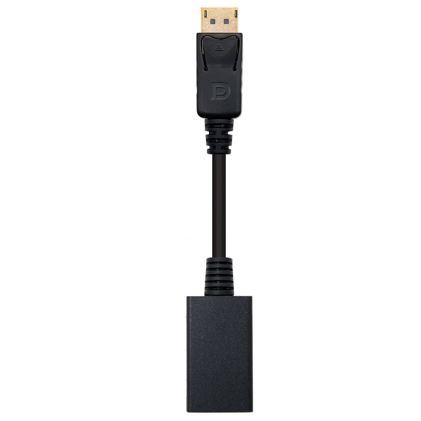 Convertisseur Nanocable DisplayPort vers HDMI - DP/M-HDMI A/F - 15 cm - Couleur Noir