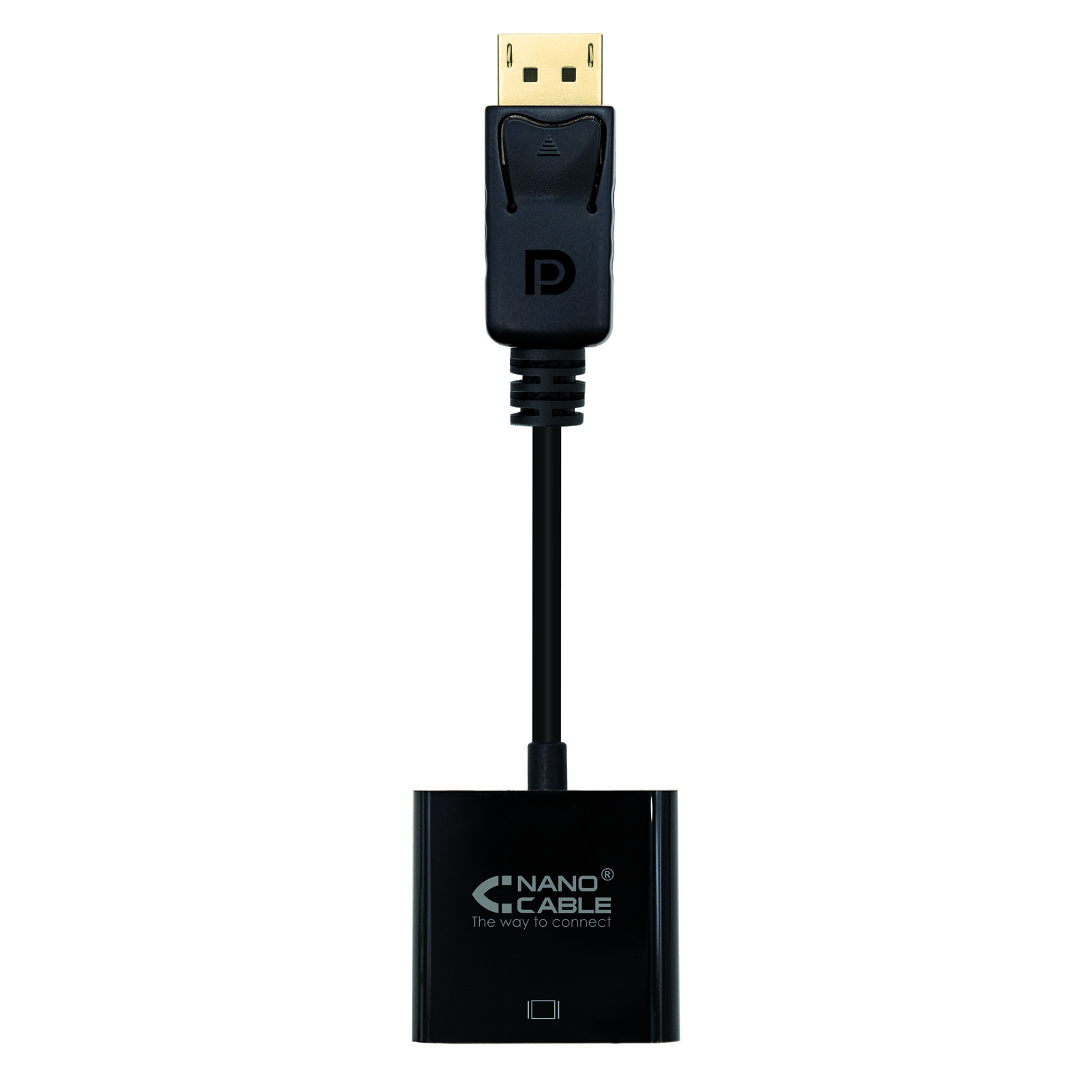 Aisens Adaptateur DisplayPort vers SVGA Mâle/Femelle 15cm Noir