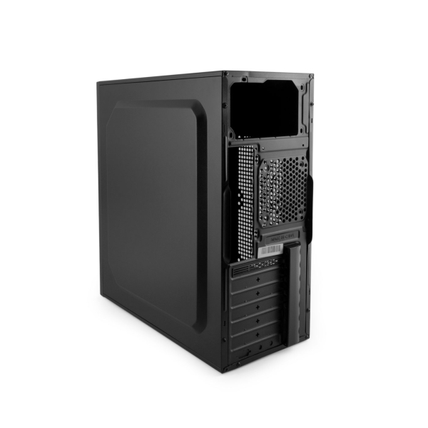 Coolbox F750 Boîtier ATX avec alimentation - Convient pour 5,25", 3,5", 2,5" - USB-A 3.0, HD Audio - Kensington Lock - Couleur noire