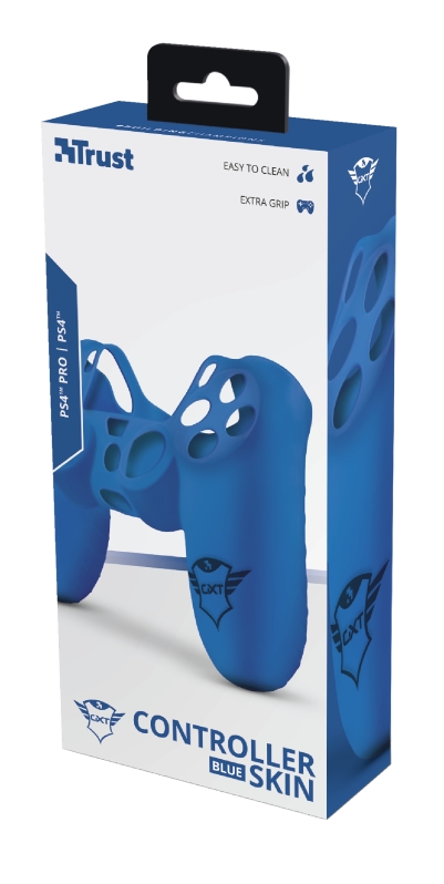 Coque en silicone Trust Gaming GXT 744B pour manette PS4 - Couleur bleue
