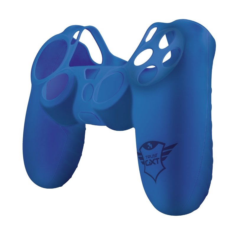 Coque en silicone Trust Gaming GXT 744B pour manette PS4 - Couleur bleue