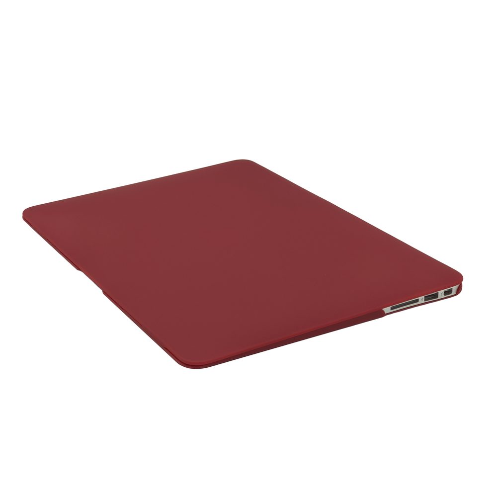 Coque Silicone MacBook Air 13" A1466 Rouge Bordeaux