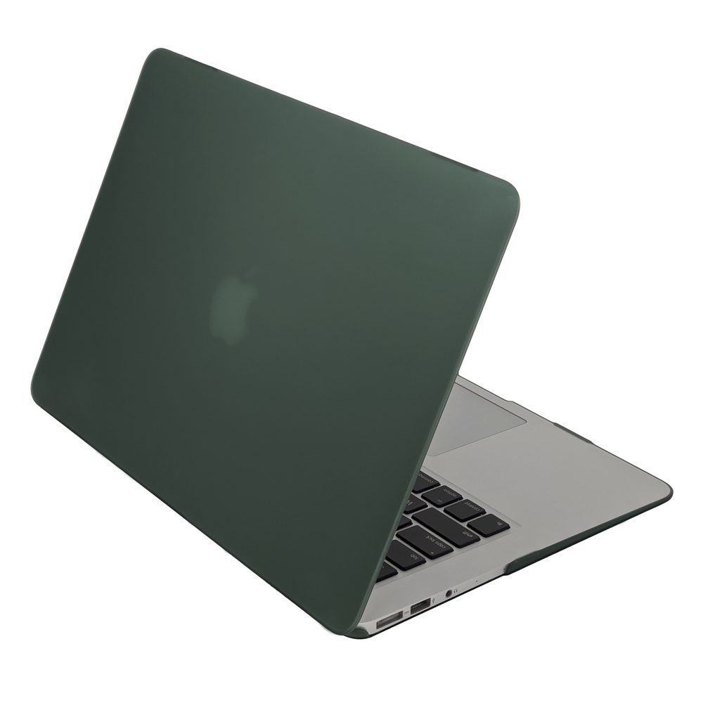 Coque Silicone MacBook Air 13" A1466 Vert Foncé