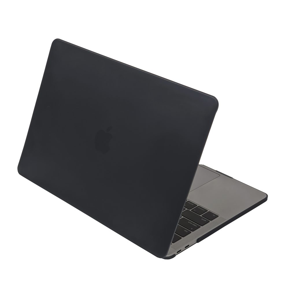 Coque Silicone MacBook Pro 13" A1708 sans Touch Bar (2016 - 2017) Noir