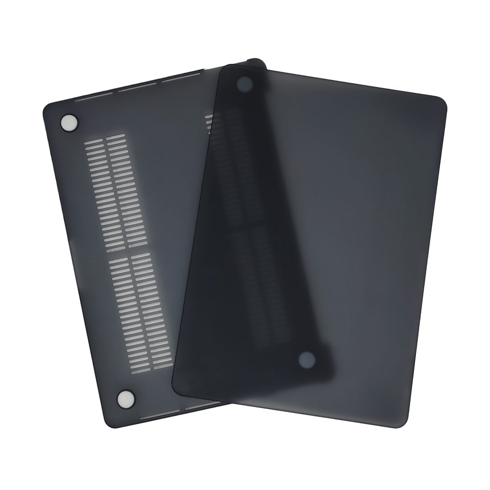 Coque Silicone MacBook Pro 13" A1708 sans Touch Bar (2016 - 2017) Noir