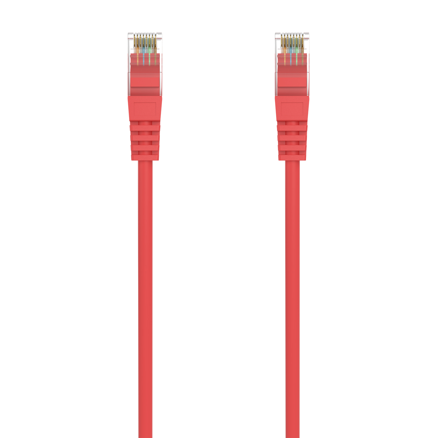 Cordon de raccordement pour câble réseau Aisens RJ45 LSZH CAT.6A 500 MHz UTP AWG24 - 0,5 M - Couleur rouge