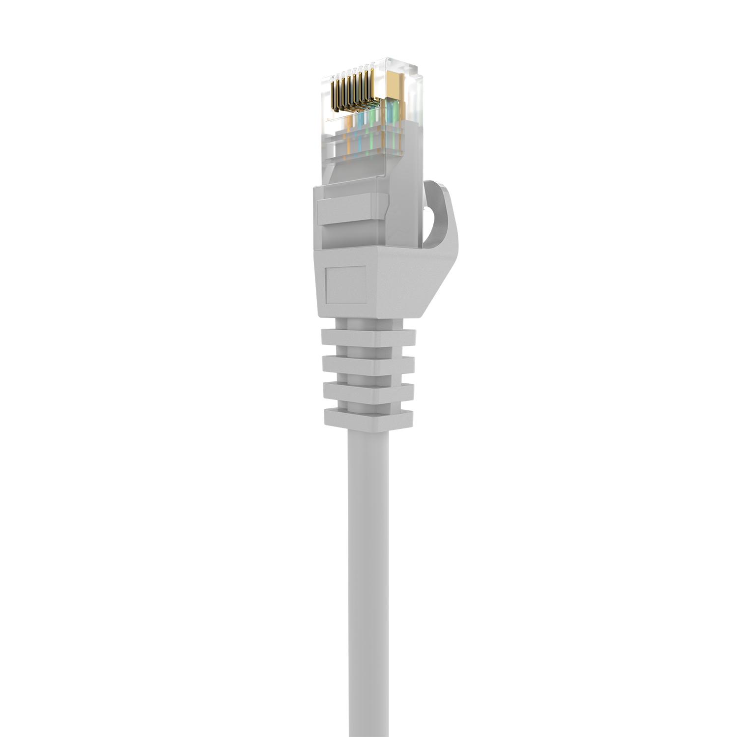 Cordon de raccordement pour câble réseau Aisens RJ45 LSZH CAT.6A 500 MHz UTP AWG24 - 30CM - Couleur grise