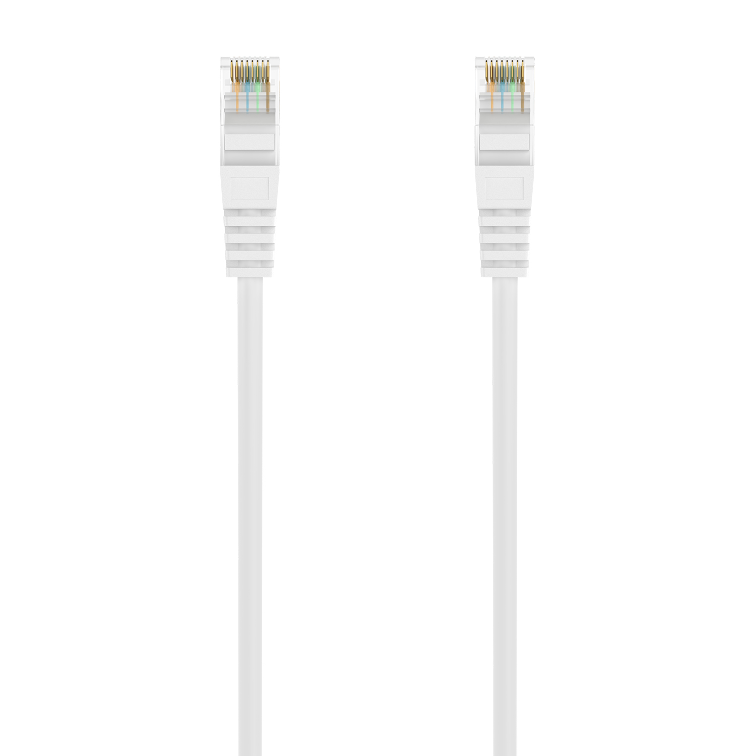 Cordon de raccordement pour câble réseau Aisens RJ45 LSZH CAT.6A 500 MHz UTP AWG24 - 30CM - Couleur blanche