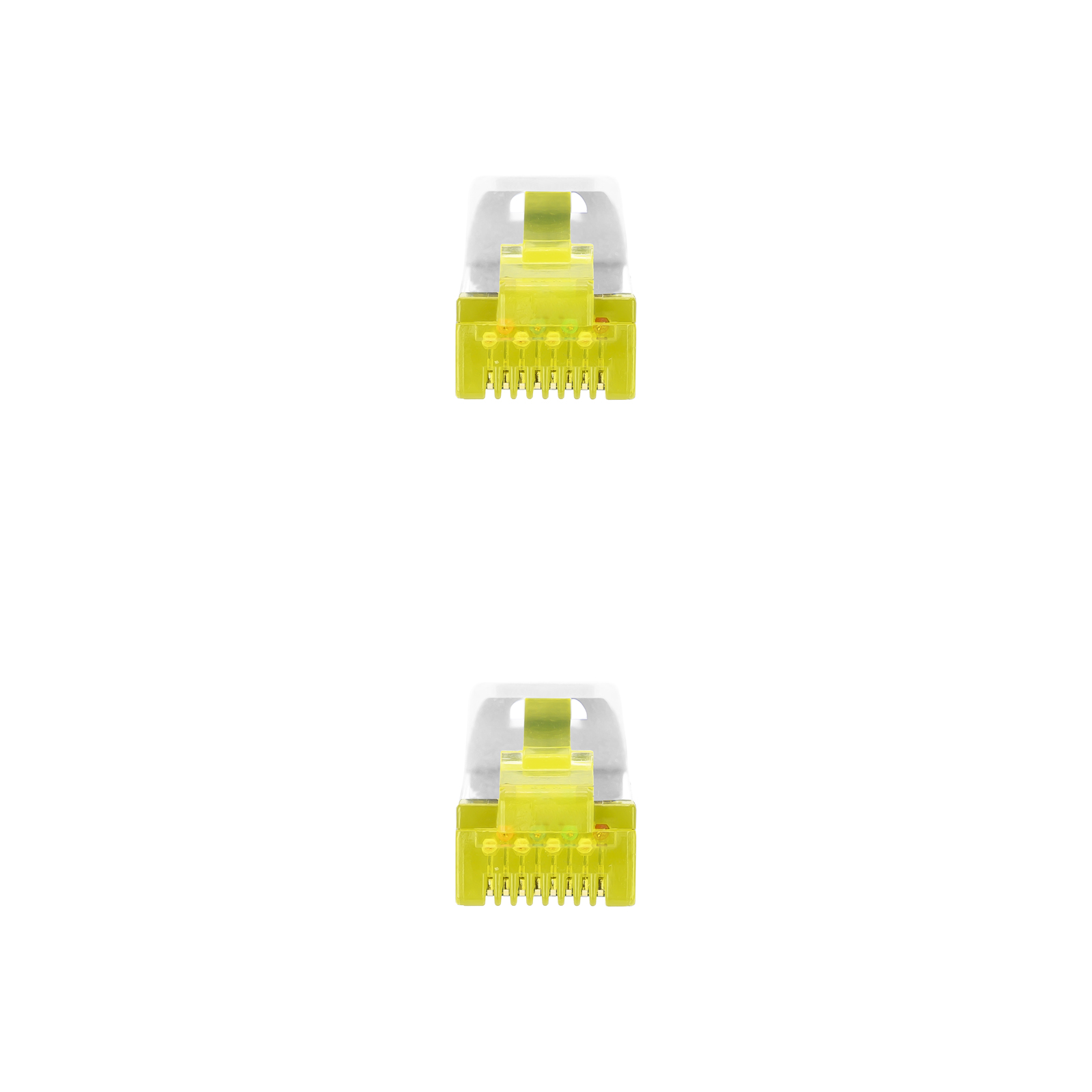 Cordon de raccordement pour câble réseau Nanocable RJ45 LSZH Cat.6a SFTP AWG26 0,50 m - Couleur blanche