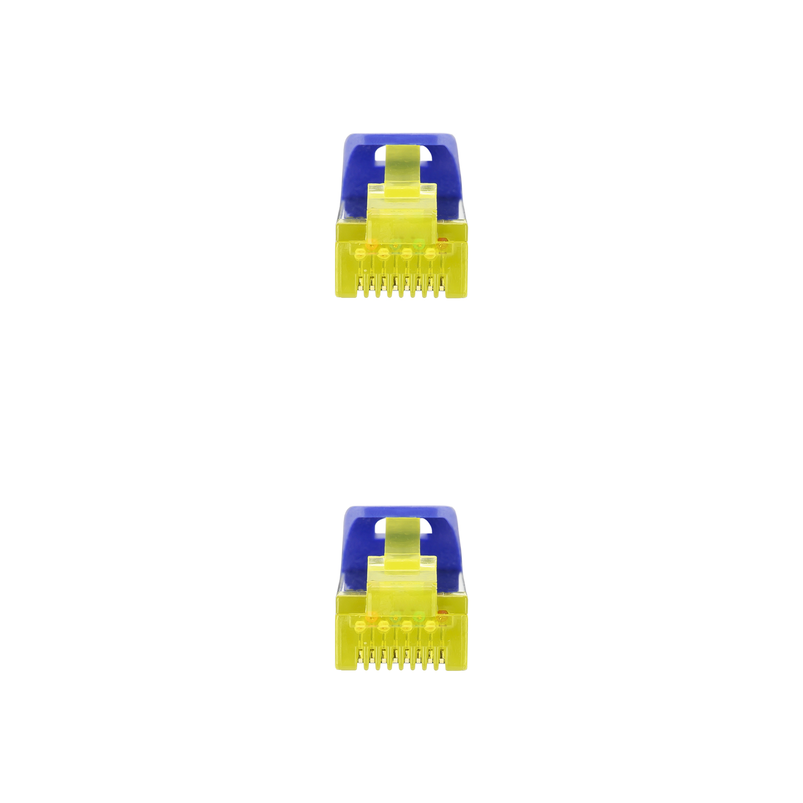 Cordon de raccordement pour câble réseau Nanocable RJ45 LSZH Cat.6a SFTP AWG26 0,50 m - Couleur bleue