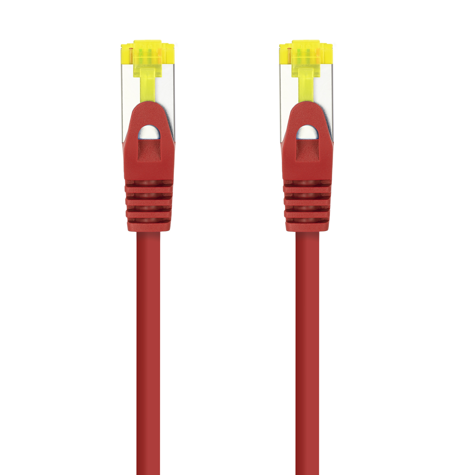 Cordon de raccordement pour câble réseau Nanocable RJ45 LSZH Cat.6a SFTP AWG26 0,50 m - Couleur rouge