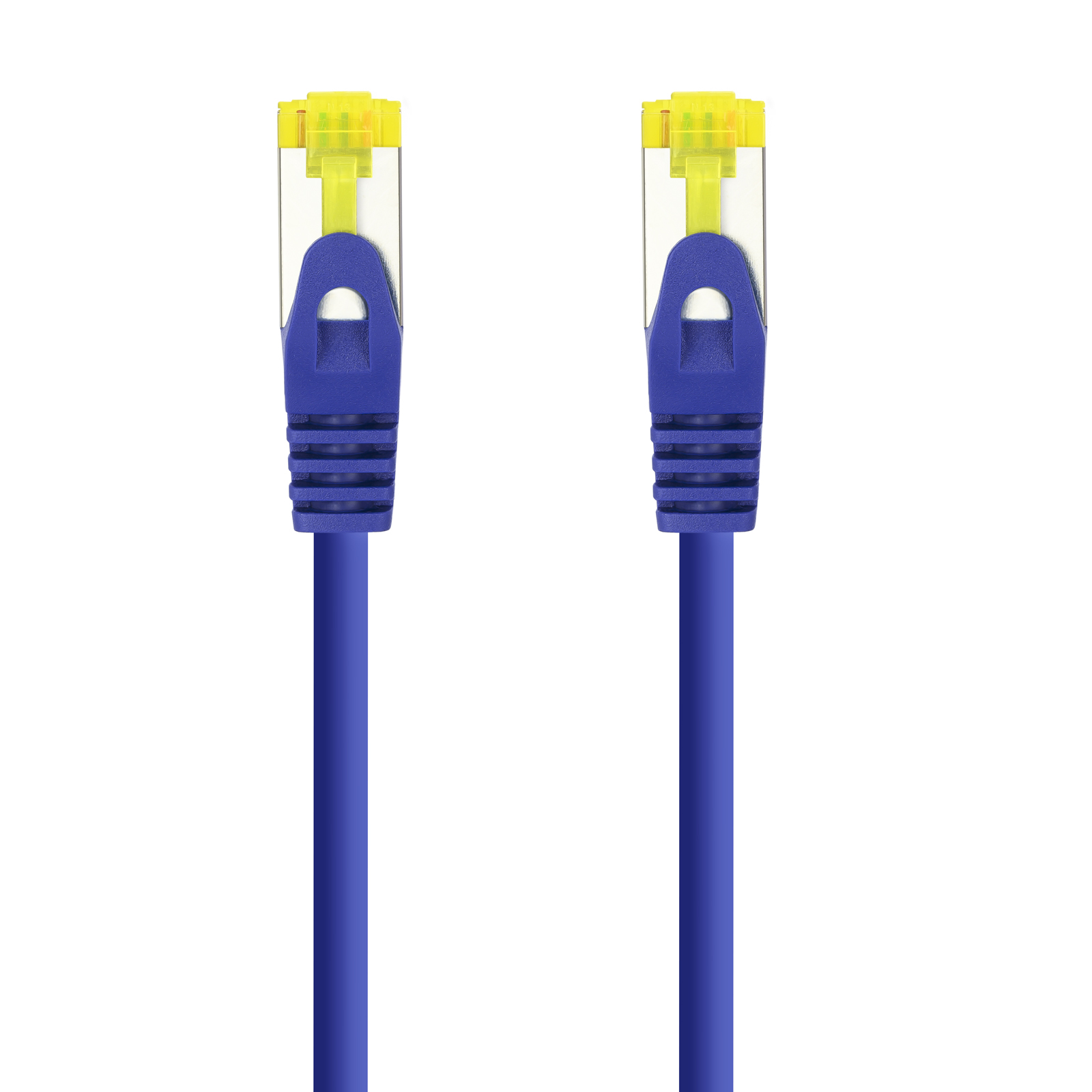 Cordon de raccordement pour câble réseau Nanocable RJ45 LSZH Cat.6a SFTP AWG26 1m - Couleur bleue