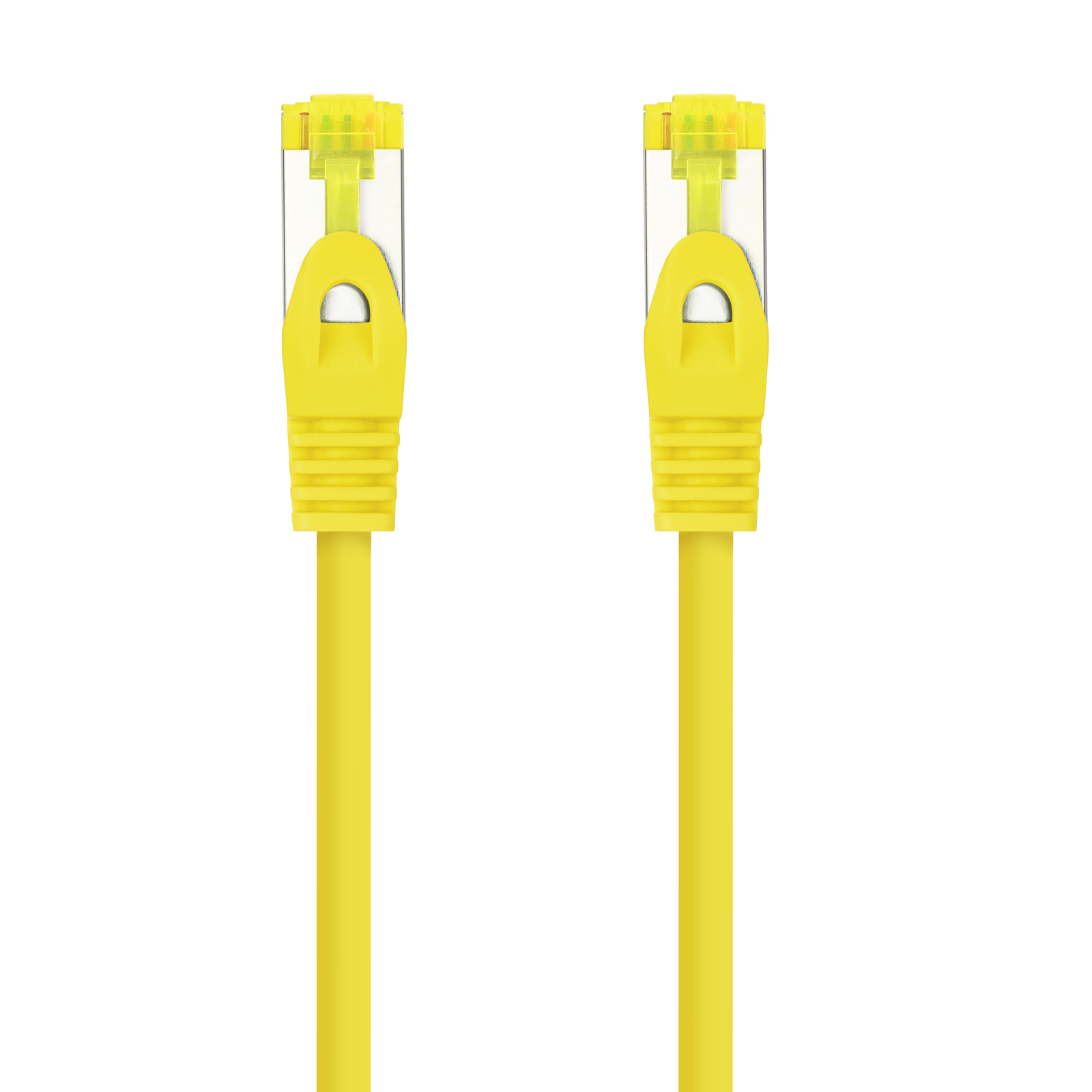 Cordon de raccordement pour câble réseau Nanocable RJ45 LSZH Cat.6a SFTP AWG26 1m - Couleur jaune