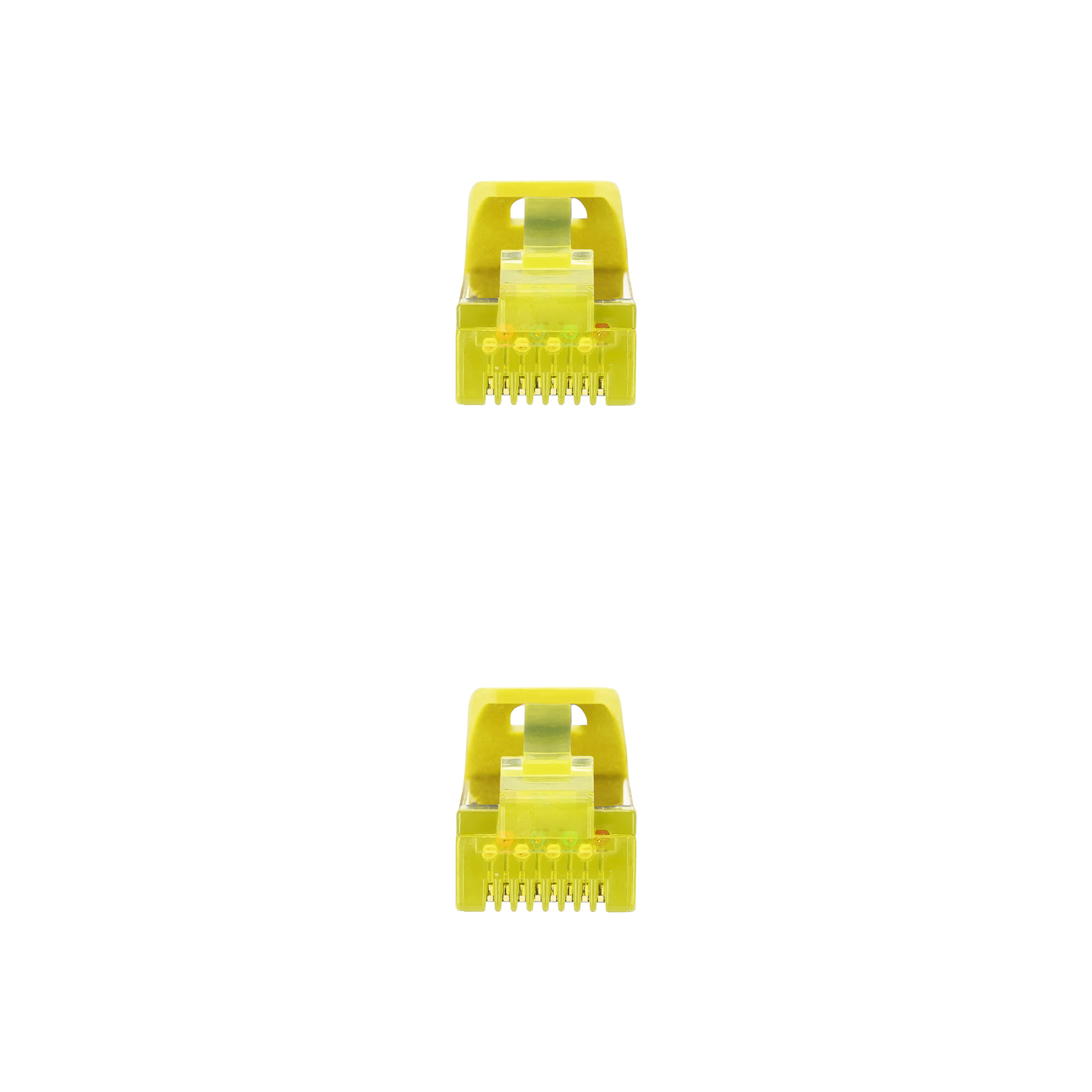 Cordon de raccordement pour câble réseau Nanocable RJ45 LSZH Cat.6a SFTP AWG26 2m - Couleur jaune