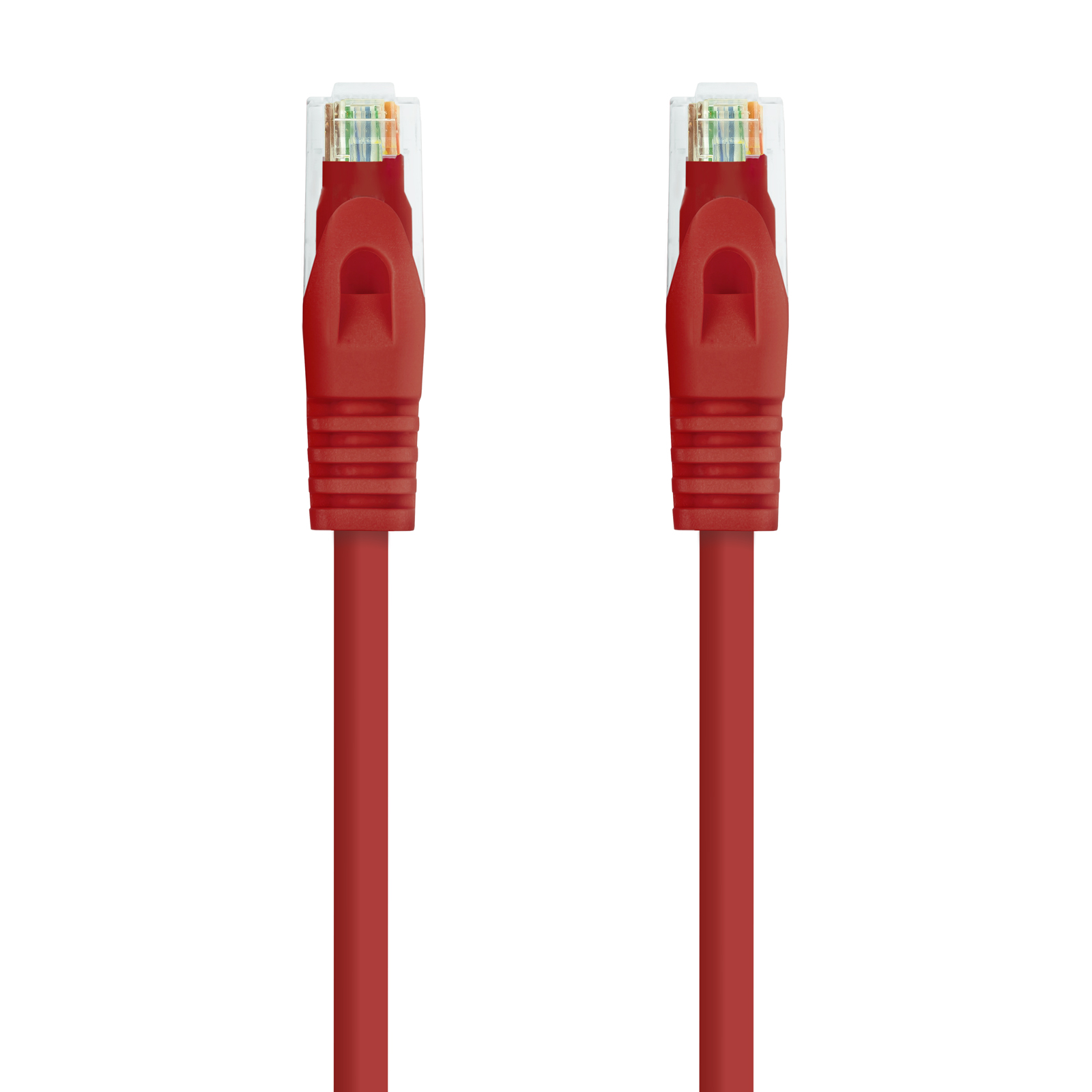 Cordon de raccordement pour câble réseau Nanocable RJ45 LSZH Cat.6a UTP AWG24 2m - Couleur rouge