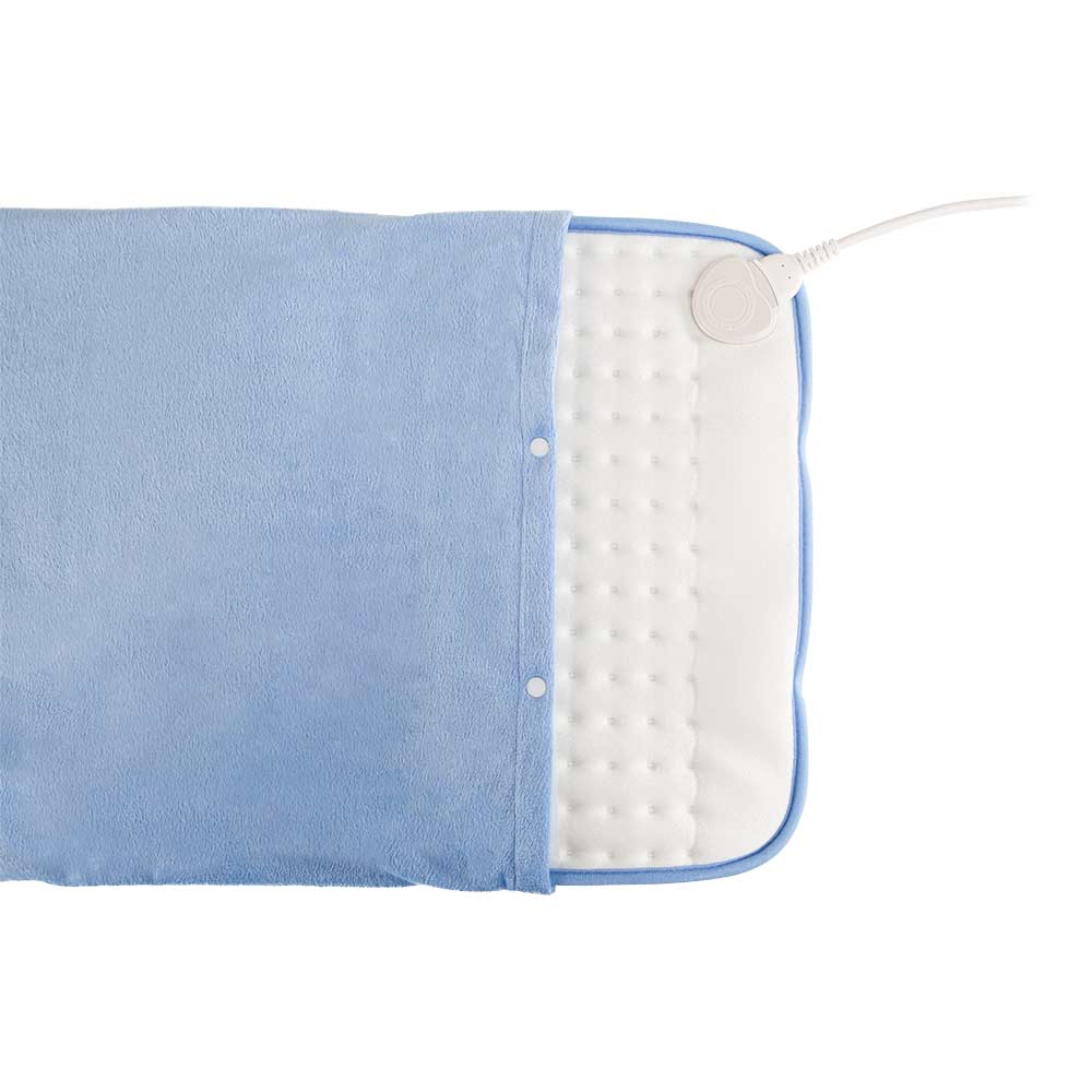Coussin électrique thérapeutique Orbegozo AH 3150 - Chaleur bénéfique et persistante - 6 niveaux de température - Indicateur LED - Arrêt automatique - Housse et coussin lavables