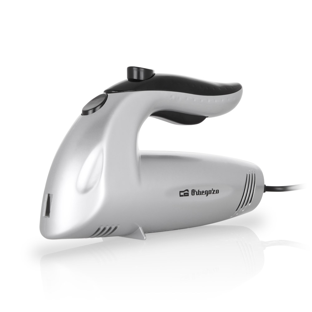Couteau électrique silencieux Orbegozo CU 3800 - Lames en acier inoxydable - Interrupteur de sécurité - Comprend une lame supplémentaire pour les aliments surgelés Puissance 150 W