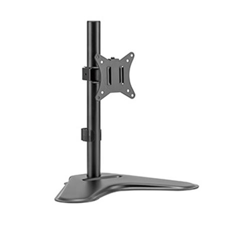 Cromad Table Stand with Base for 17"-32" Monitor - Pivotant, Inclinable - Gestion des câbles - Poids max 9kg - VESA 100x100mm