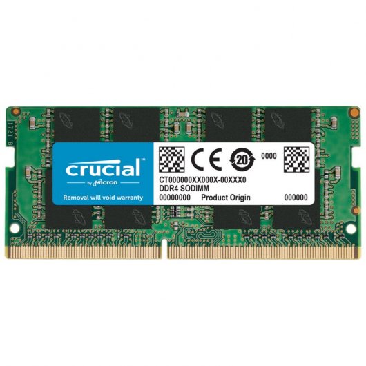 Crucial RAM DDR4 8 Go 2666 Mhz PC4-21300 CL19 SODIMM