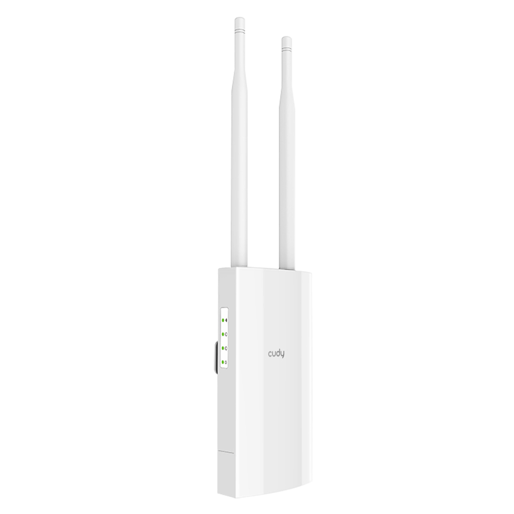 Cudy AP1200-Outdoor Point d'accès sans fil AC1200 pour l'extérieur - 2 ports Fast Ethernet - Vitesse Wi-Fi 2,4 GHz, 300 Mbps+5 GHz, 867 Mbps - Protection IP66