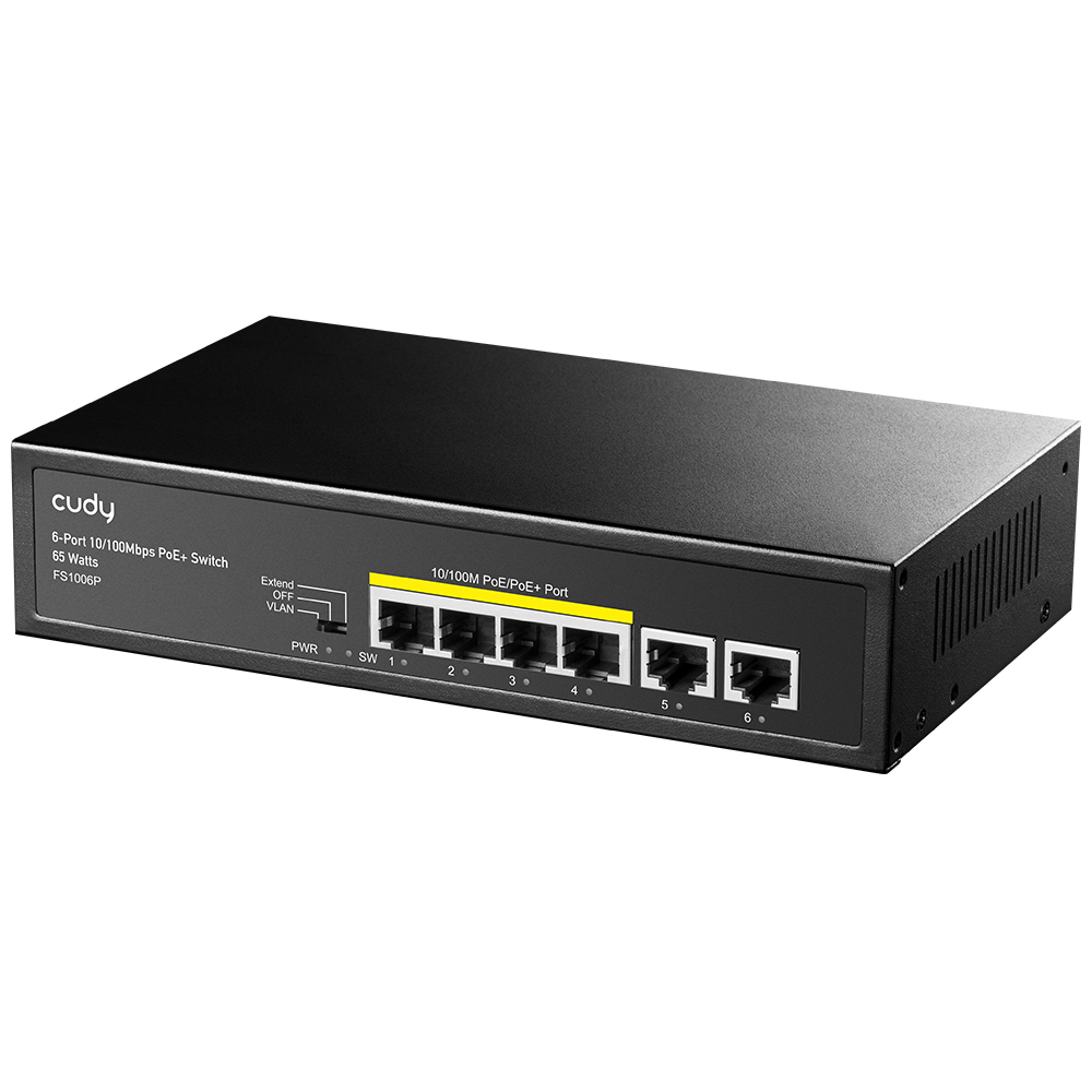 Cudy FS1006P Commutateur PoE+ 6 ports 10/100M