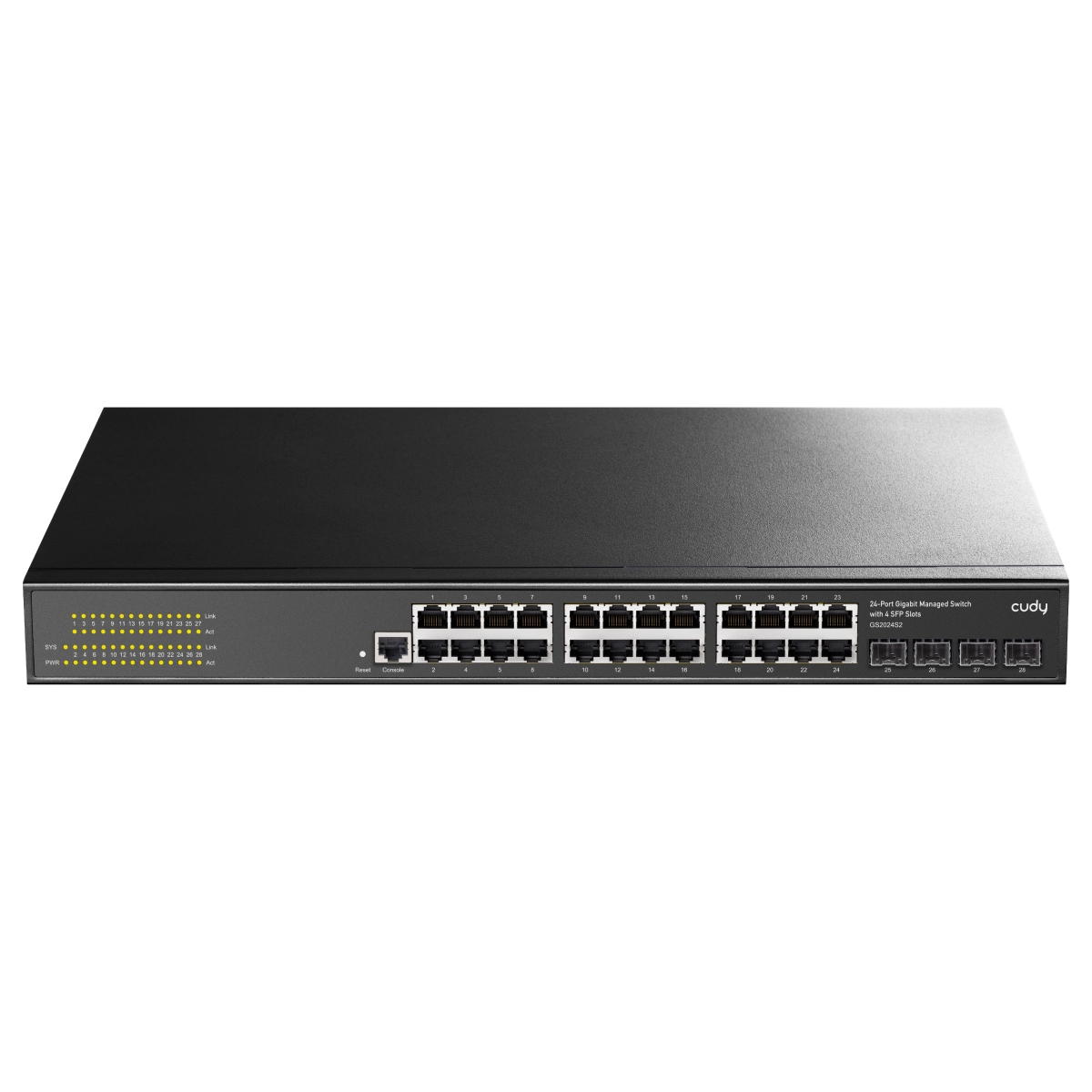 Cudy GS2024S2 Commutateur Gigabit 24 ports avec 4 ports Gigabit SFP